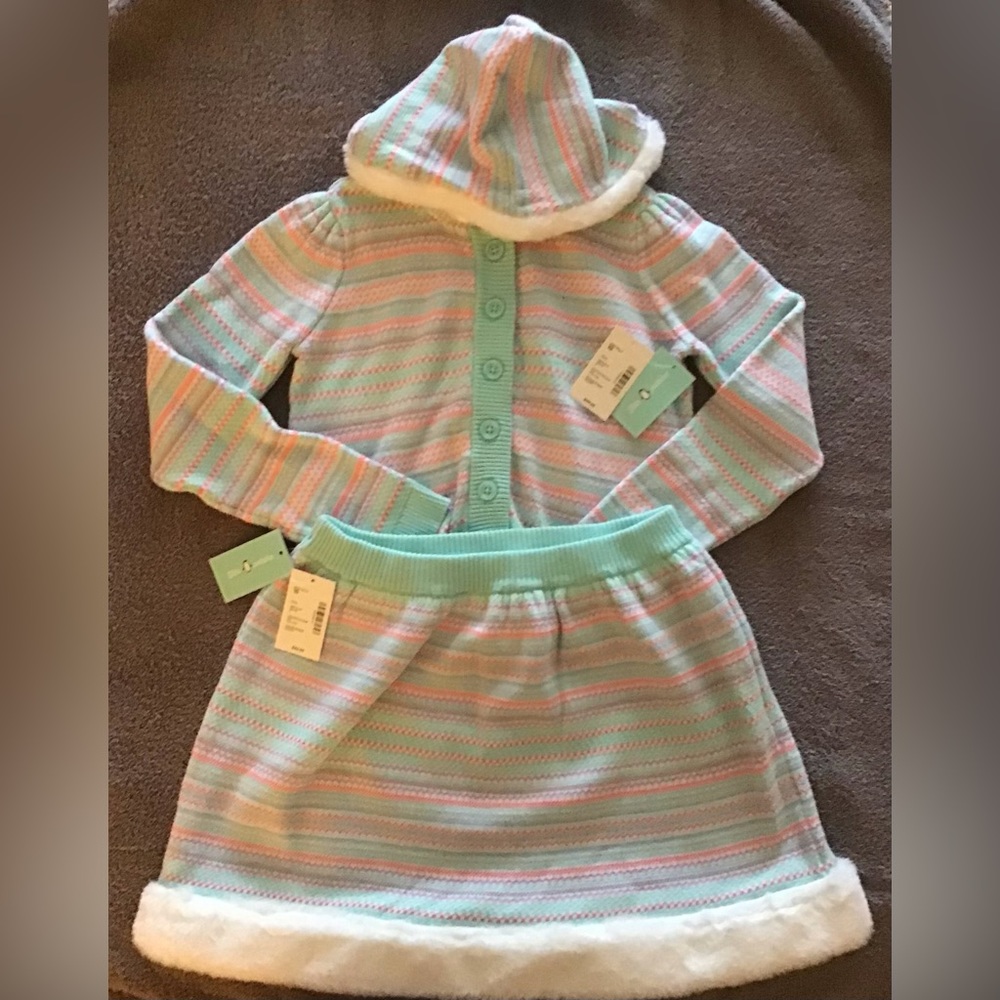 NWT Gymboree Knitted Sweater& Skirt Set